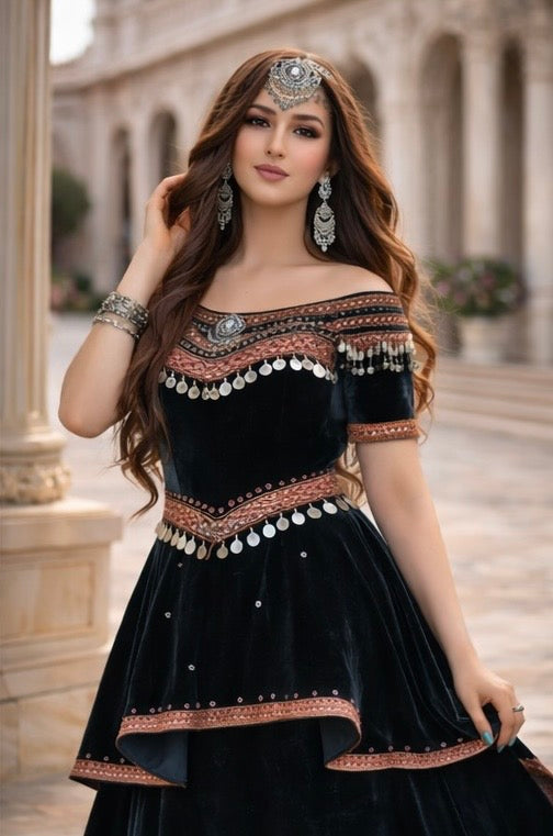 Noor-e-Shab – Afghan Dress