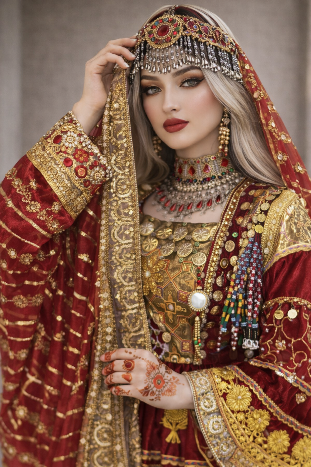 The Royale Heirloom – Afghan Dress Set (3-Piece)